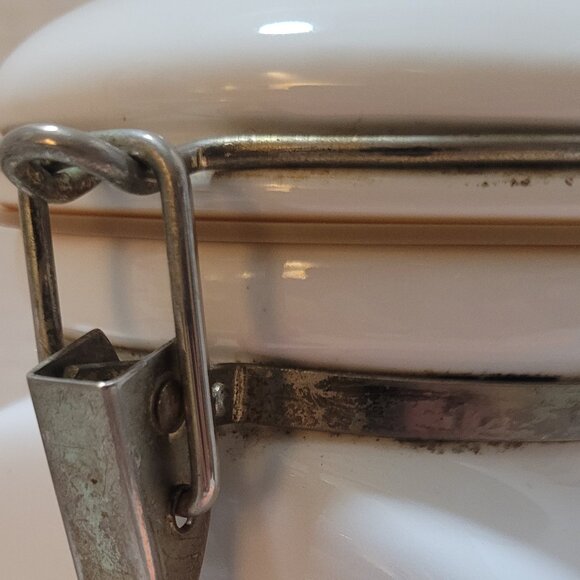 VTG Coffee Canister White EUROPEAN COFFEEHOUSE Victor Th Engwall & Co Collection - Picture 13 of 15